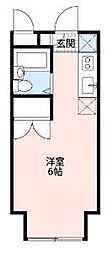 プチ・メゾン新所沢 ワンルームの間取図画像
