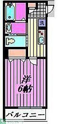 (新築)Mark Duo朝霞台 1Kの間取図画像