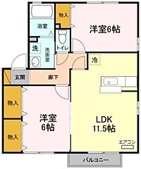 物件の間取り