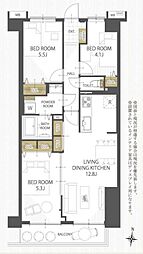 間取図画像 3LDK