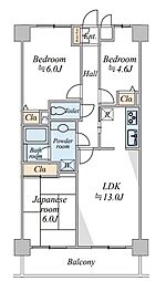 ワコーレ春日部南 3LDKの間取図画像