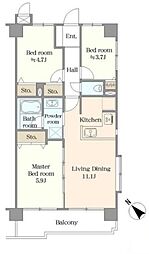 間取図画像 3LDK