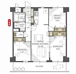 間取図画像 3LDK