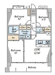 間取図画像 3LDK