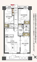 間取図画像 3LDK