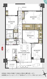 サンクタスヒューマン久喜 4SLDKの間取図画像