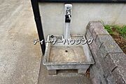 外水道があるので、洗車、ビニールプールと大活躍しますよ。