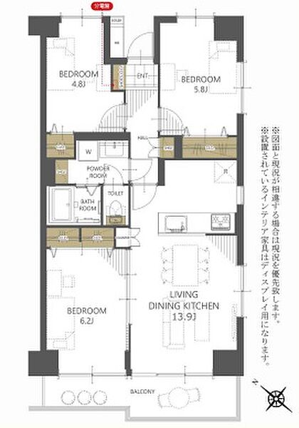 間取りを拡大表示