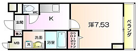 サザンクレスト七道  ｜ 大阪府堺市堺区三宝町1丁（賃貸マンション1K・7階・24.53㎡） その2