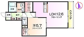 Southグランドメゾン三国ヶ丘  ｜ 大阪府堺市堺区向陵西町4丁（賃貸マンション1LDK・2階・55.18㎡） その2