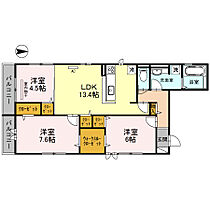 ラポール北三国ケ丘 201 ｜ 大阪府堺市堺区北三国ヶ丘町8丁（賃貸アパート3LDK・2階・75.67㎡） その2