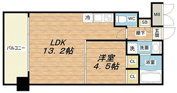 プレジオ森之宮 ｜大阪府大阪市東成区中道3丁目(賃貸マンション1LDK・2階・39.71㎡)の写真 その2