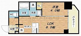 プレサンス北浜オリジン  ｜ 大阪府大阪市中央区瓦町1丁目5（賃貸マンション1LDK・14階・32.33㎡） その2