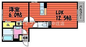 VINCULNM　I棟  ｜ 岡山県倉敷市新田（賃貸アパート1LDK・2階・43.74㎡） その2