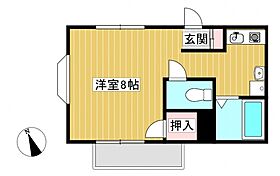 マンションみふねNo.12 101 ｜ 岡山県倉敷市中央1丁目14-2（賃貸アパート1R・1階・23.18㎡） その2