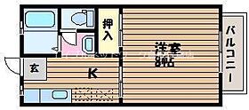 コーポ・レーベン　Ｂ棟 202 ｜ 岡山県岡山市北区久米276-3（賃貸アパート1K・2階・26.49㎡） その2