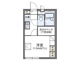 レオパレスさくら 101 ｜ 岡山県倉敷市有城26-1（賃貸アパート1K・1階・19.87㎡） その2