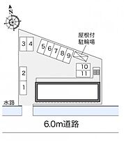 レオパレスマユリカIV 107 ｜ 岡山県岡山市北区下中野1231-3（賃貸アパート1K・1階・20.28㎡） その3