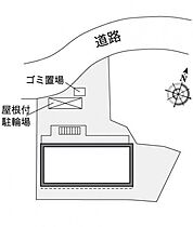 レオパレスＯＯＭＡＥII 204 ｜ 岡山県高梁市奥万田町3736-1（賃貸アパート1K・2階・19.87㎡） その3