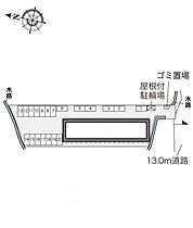 レオパレスセードル　2 110 ｜ 岡山県総社市井手1175-1（賃貸アパート1K・1階・23.60㎡） その3