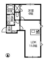 プランドールA 101 ｜ 岡山県倉敷市西阿知町818-6（賃貸アパート1LDK・1階・40.16㎡） その2