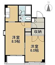 エルム20 207 ｜ 岡山県倉敷市松島1068-4（賃貸マンション2K・2階・37.41㎡） その2