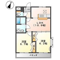 プロニティーＭＡＢＩ  ｜ 岡山県倉敷市真備町川辺（賃貸アパート2LDK・1階・51.66㎡） その2