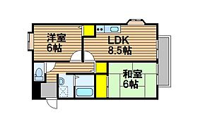 フォワイエ　A 101 ｜ 岡山県総社市福井2150-1（賃貸アパート2LDK・1階・51.37㎡） その2