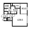 プログレス澄川3階5.5万円