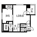 クラリス豊平3.910階6.4万円