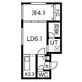 サンステージS5W12B棟3階5.6万円