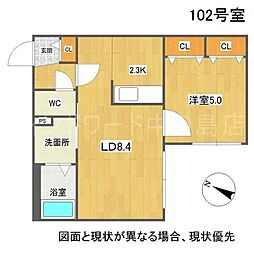 City Noble菊水(シティノーブル菊水) 1階/102