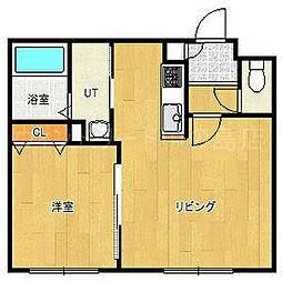 ノースポインツ澄川 1LDKの間取図画像