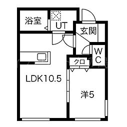 リバーサウス菊水II 4階