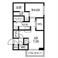 melaverde4階6.5万円