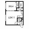 プリモマーレ月寒公園4階5.7万円