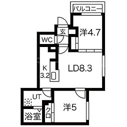 ブランシャール菊水駅前 3階