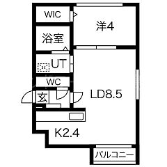 物件の間取り