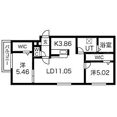 物件の間取り