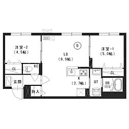 リエート平岸 1階/101