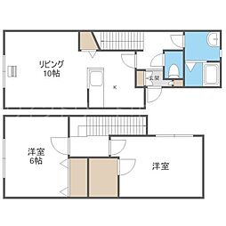 アルレシャ 2LDKの間取図画像
