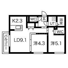 物件の間取り