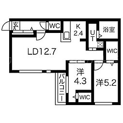 ラヴィ南平岸 (LAVI南平岸) 2階
