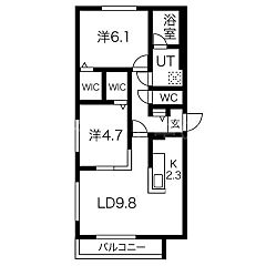 物件の間取り