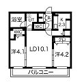アストラリス平岸2階9.4万円