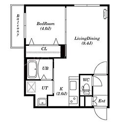 イルフィオーレNS 1LDKの間取図画像