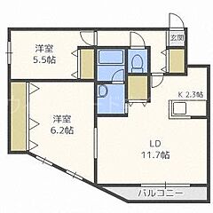 物件の間取り