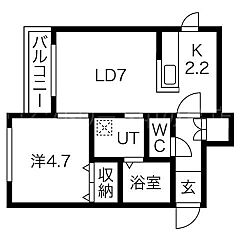 物件の間取り