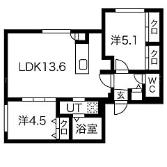 物件の間取り