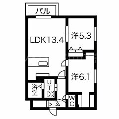 物件の間取り